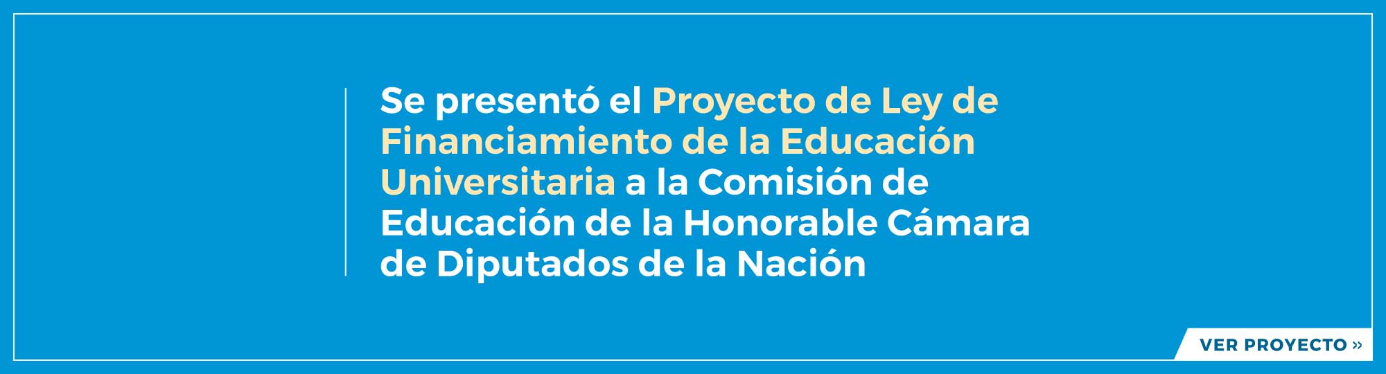 Se presentó el Proyecto de Ley de Financiamiento de la Educación Universitaria a la Comisión de Educación de la Honorable Cámara de Diputados de la Nación | VER PROYECTO >>