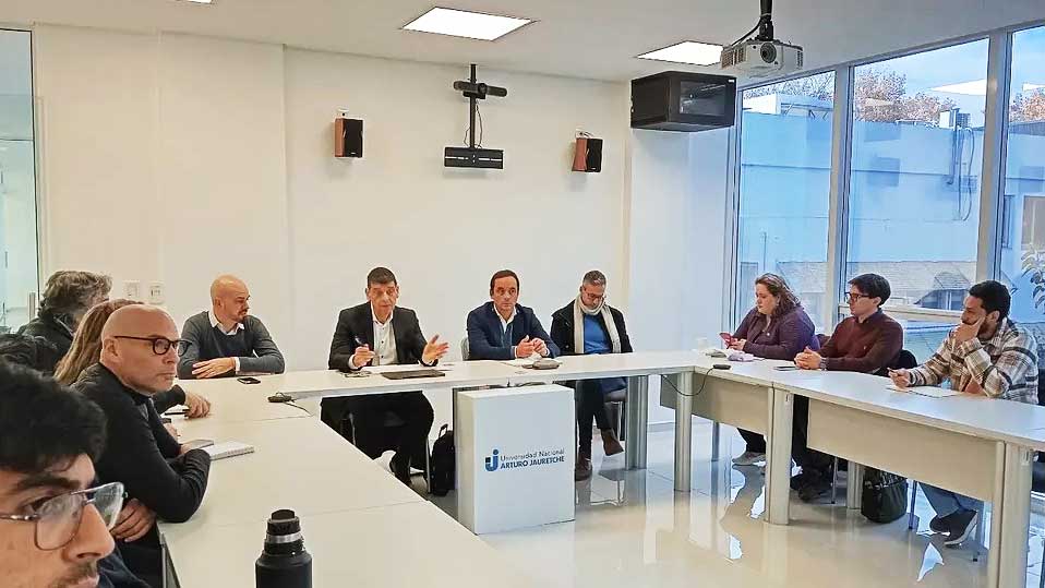 Se reunió en la UNAJ la Comisión Ejecutiva de la Red de Extensión Universitaria del CIN
