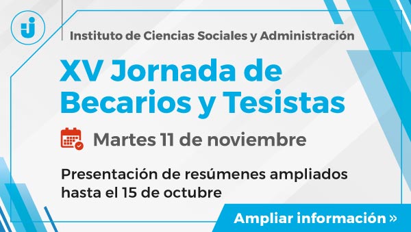 XV Jornada de Becarios y Tesistas de Ciencias Sociales