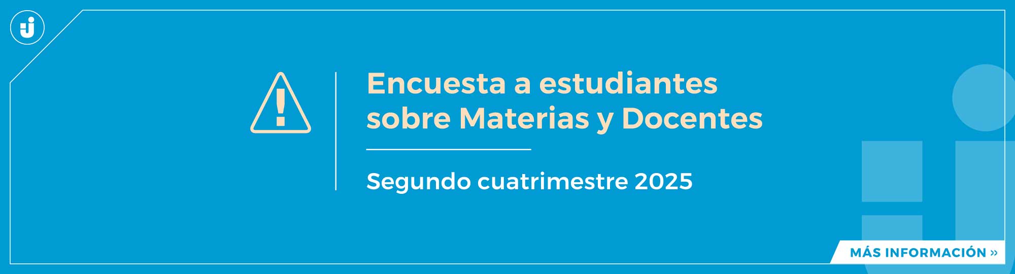 Encuesta a estudiantes sobre Materias y Docentes | Segundo cuatrimestre 2025