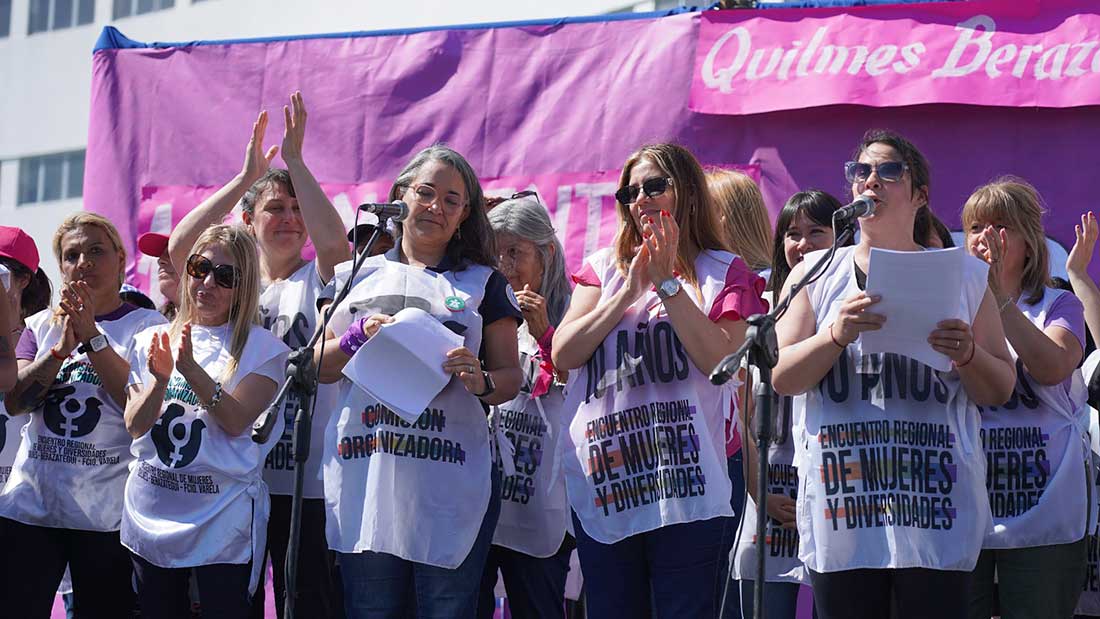La UNAJ fue sede del Décimo Encuentro Regional de Mujeres y Diversidades