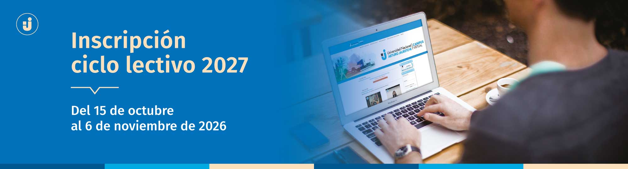 Inscripción ciclo lectivo 2027 | del 15 de octubre al 6 de noviembre de 2026